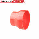 3 Ply 3.5" To 2.5'' inch Straight Reducer 76.2mm Silicone Hose Coupler Pipe Red/Black/Blue