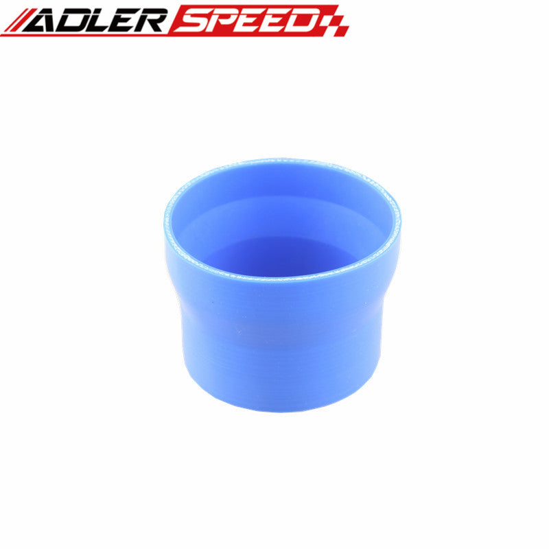 3 Ply 4" To 3.5" Inch Straight Reducer 76.2mm Silicone Hose Coupler Pipe Black/Blue/Red