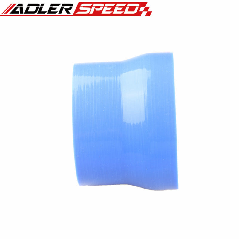 3Ply 4" To 2.5'' Inch Straight Reducer 76.2mm Silicon Hose Coupler Pipe Black /Blue/Red