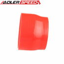 3 Ply 4" To 3.5" Inch Straight Reducer 76.2mm Silicone Hose Coupler Pipe Black/Blue/Red