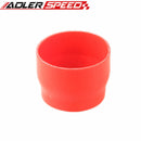 3 Ply 4" To 3.5" Inch Straight Reducer 76.2mm Silicone Hose Coupler Pipe Black/Blue/Red