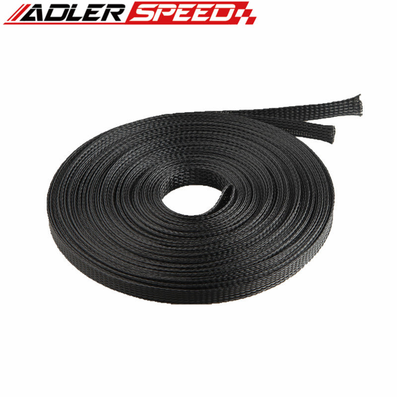 15/30M Expandable Wire Cable Sleeving Sheathing Braided PET Tubing 3/10/13/26MM