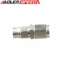3AN AN-3 Hose To M10x1.0 Straight Female Stainless Steel Hose End Brake Fitting