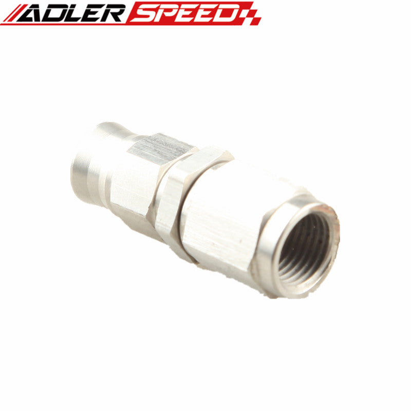 3AN AN-3 Hose To M10x1.0 Straight Female Stainless Steel Hose End Brake Fitting