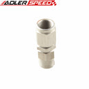 3AN AN-3 Hose To M10x1.0 Straight Female Stainless Steel Hose End Brake Fitting