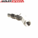 AN3 3AN JIC 45 Degree Stainless Steel PTFE Swivel Hose End Fitting