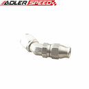 4AN AN4 AN-4 JIC 45 Degree Stainless Steel PTFE Swivel Hose End Fitting