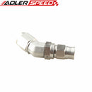 AN3 Stainless Steel JIC 45 Degree PTFE Swivel Hose End Fitting Female M10X1.25