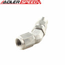 AN3 Stainless Steel JIC 45 Degree PTFE Swivel Hose End Fitting Female M10X1.25