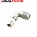 AN3 Stainless Steel JIC 90 Degree PTFE Swivel Hose End Fitting Female M10X1.0