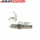 AN3 Stainless Steel JIC 90 Degree PTFE Swivel Hose End Fitting Female M10X1.0