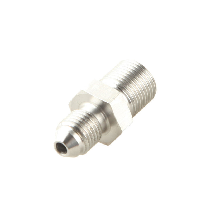 Stainless Steel Male 4AN AN4 AN-4 Flare To M10 x 1.0 Metric Straight Fitting