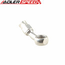 3AN AN3 To 10.2mm 3/8" Banjo Eye 30 Degree Stainless Steel + Seal Washer