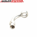 3AN AN3 To 10.2mm 3/8" Banjo Eye 90 Degree Stainless Steel + Seal Washer