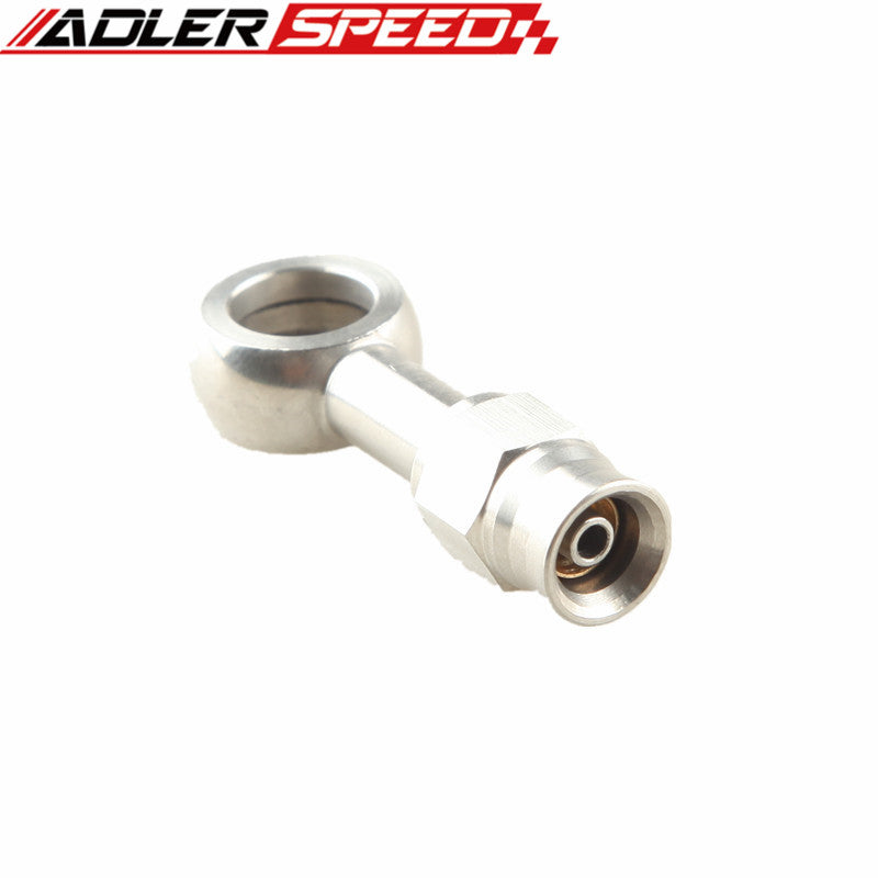 Stainless Steel 10.2mm 3/8" Eye Banjo To AN-3 Hose End Brake Fittings