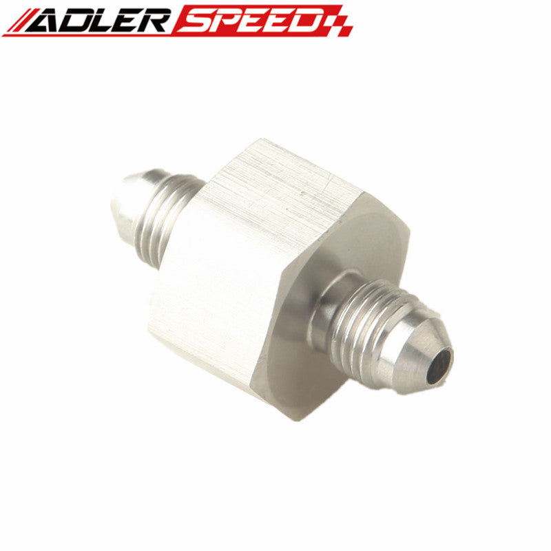 Stainless Steel AN-3 AN3 Male - Male With Union 1/8" NPT Side Port Adapter