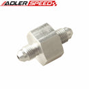 Stainless Steel AN-3 AN3 Male - Male With Union 1/8" NPT Side Port Adapter