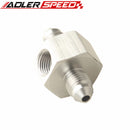 Stainless Steel AN-3 AN3 Male - Male With Union 1/8" NPT Side Port Adapter