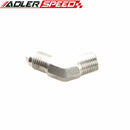 Stainless Steel 45 Degree 1/8" NPT Male To AN-3 AN3 3AN Adapter Fitting