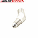 Stainless Steel 45 Degree 1/8" NPT Male To AN-3 AN3 3AN Adapter Fitting