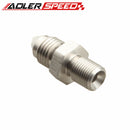 Stainless Steel AN-3 AN3 3AN To 1/8" BSP BSPP Straight Adapter Adapter Fitting