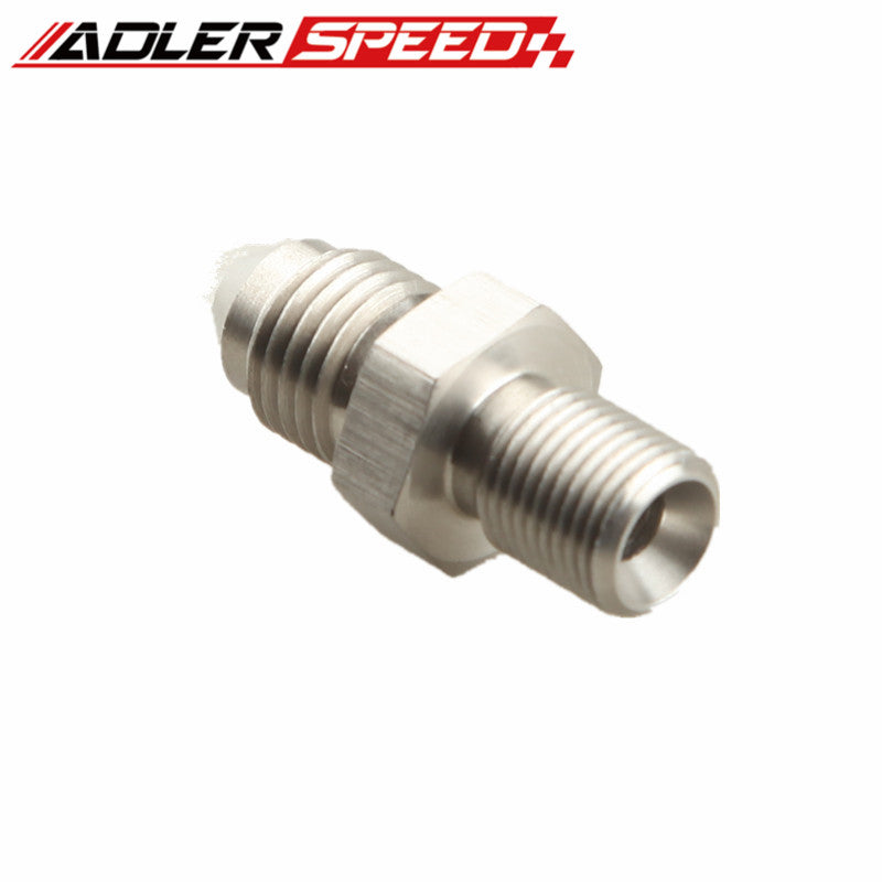 Stainless Steel AN-3 AN3 3AN To 1/8" BSP BSPP Straight Adapter Adapter Fitting