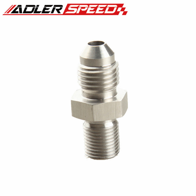 Stainless Steel AN-3 AN3 3AN To 1/8" BSP BSPP Straight Adapter Adapter Fitting