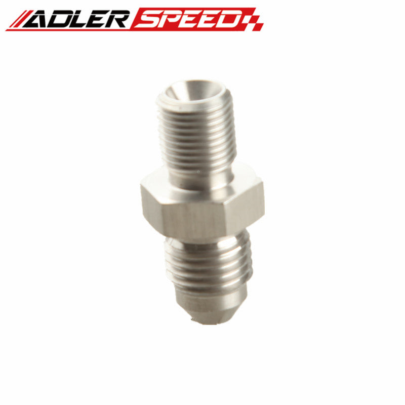 Stainless Steel AN-4 AN4 4AN To 1/8" BSP BSPP Straight Adapter Adapter Fitting
