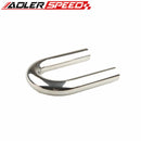 1.75" Inch 45mm OD 180 Degree Stainless Steel Exhaust Pipe Mandrel Bend L=610mm