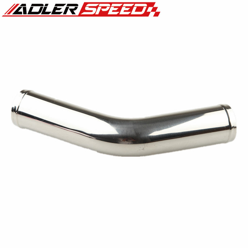 1.75" 45mm OD 45 Degree Stainless Steel Intercooler Piping Mandrel Bend L=300mm
