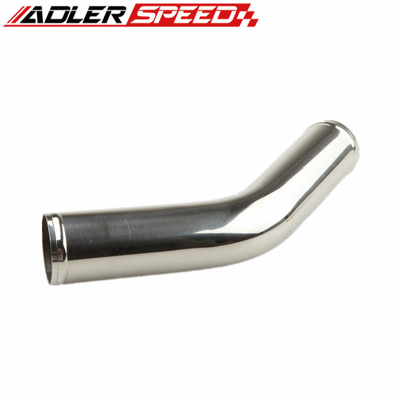 1.75" 45mm OD 45 Degree Stainless Steel Intercooler Piping Mandrel Bend L=300mm