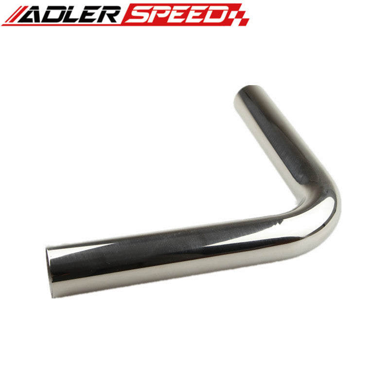 Stainless Steel 1.75" Inch 45mm OD 90 Degree Intercooler Pipe Mandrel Bend 610mm