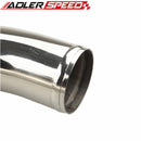Stainless Steel 1.75" Inch 45mm OD 90 Degree Intercooler Pipe Mandrel Bend 300mm