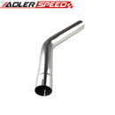 Stainless Steel 2" Inch 45 Degree Mandrel Bend Female & Male Tubing Pipe