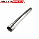 Stainless Steel 2.25" Inch 57mm Straight Mandrel Bend Female & Male Tubing Pipe