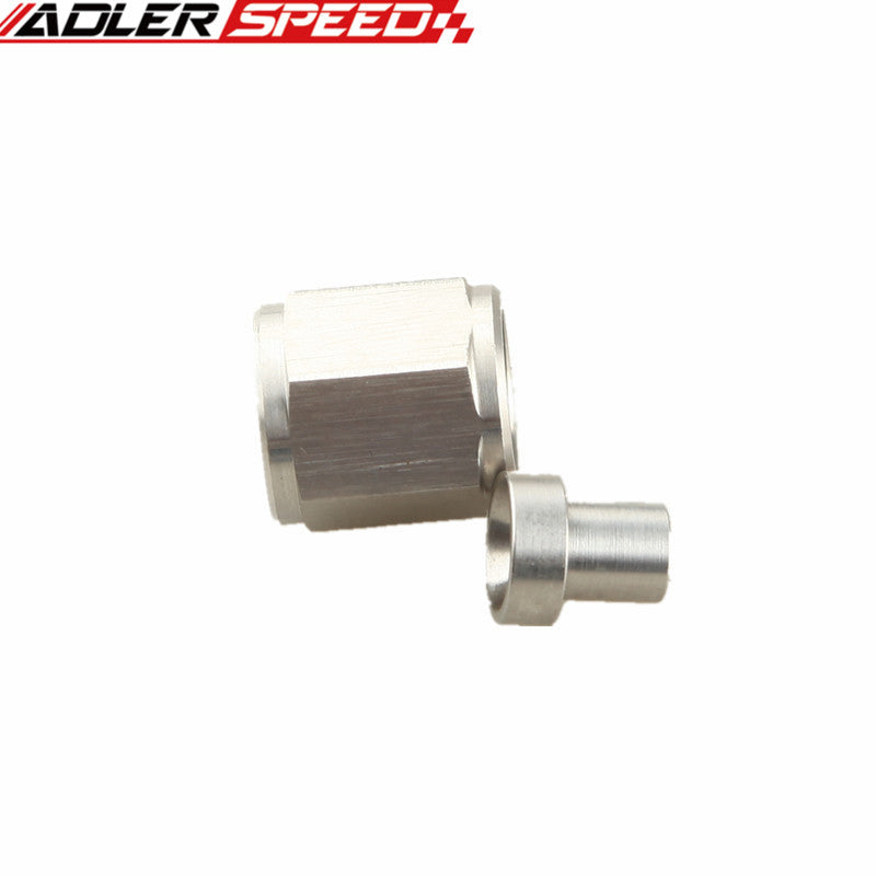 AN-3 (AN3 3/8" UNF 3AN ) 3/16" Hardline Tube Nut And Sleeve In Stainless Steel