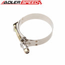 73-81mm 2.75" inch Stainless Steel Turbo Pipe Hose Coupler T-bolt Clamp
