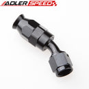 AN6 6AN AN-6 30Degree Aluminum Reusable Swivel PTFE Hose End Fitting Black/Red&Blue