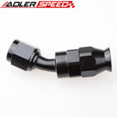 AN6 6AN AN-6 30Degree Aluminum Reusable Swivel PTFE Hose End Fitting Black/Red&Blue