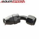 AN12 12AN AN-12 45 Degree Reusable Swivel PTFE Hose End Fitting Adapter Black /Red&Blue