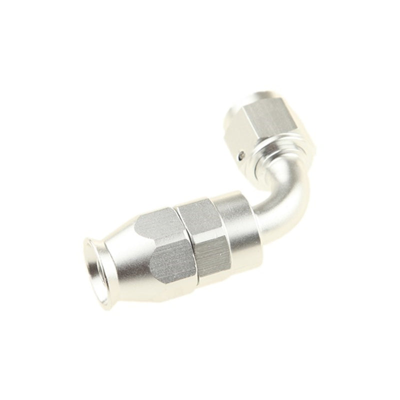 ADLERSPEED AN6 -6AN 6AN 90 Degree PTFE Swivel Hose End Adapter Aluminum Silver