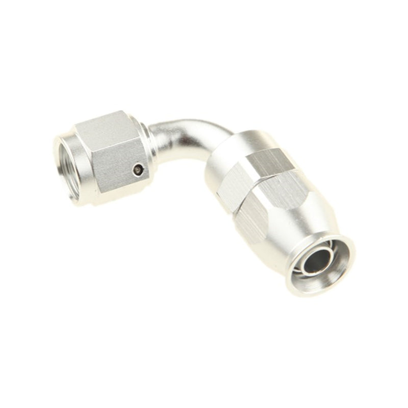 ADLERSPEED AN6 -6AN 6AN 90 Degree PTFE Swivel Hose End Adapter Aluminum Silver