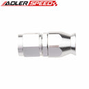 AN4 AN6 AN8 Straight Aluminum Reusable Swivel PTFE Hose End Fitting Adapter