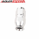 AN4 AN6 AN8 Straight Aluminum Reusable Swivel PTFE Hose End Fitting Adapter