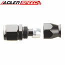 12AN AN12 AN-12 Straight PTFE Swivel Fuel Line Hose End Fittings Adaptor Black /Red& Blue