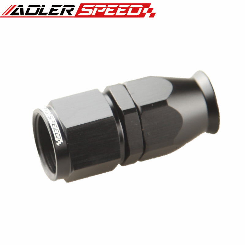 12AN AN12 AN-12 Straight PTFE Swivel Fuel Line Hose End Fittings Adaptor Black /Red& Blue