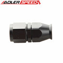 AN4 AN6 AN8 Straight Aluminum Reusable Swivel PTFE Hose End Fitting Adapter