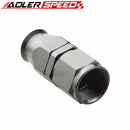 AN4 AN6 AN8 Straight Aluminum Reusable Swivel PTFE Hose End Fitting Adapter