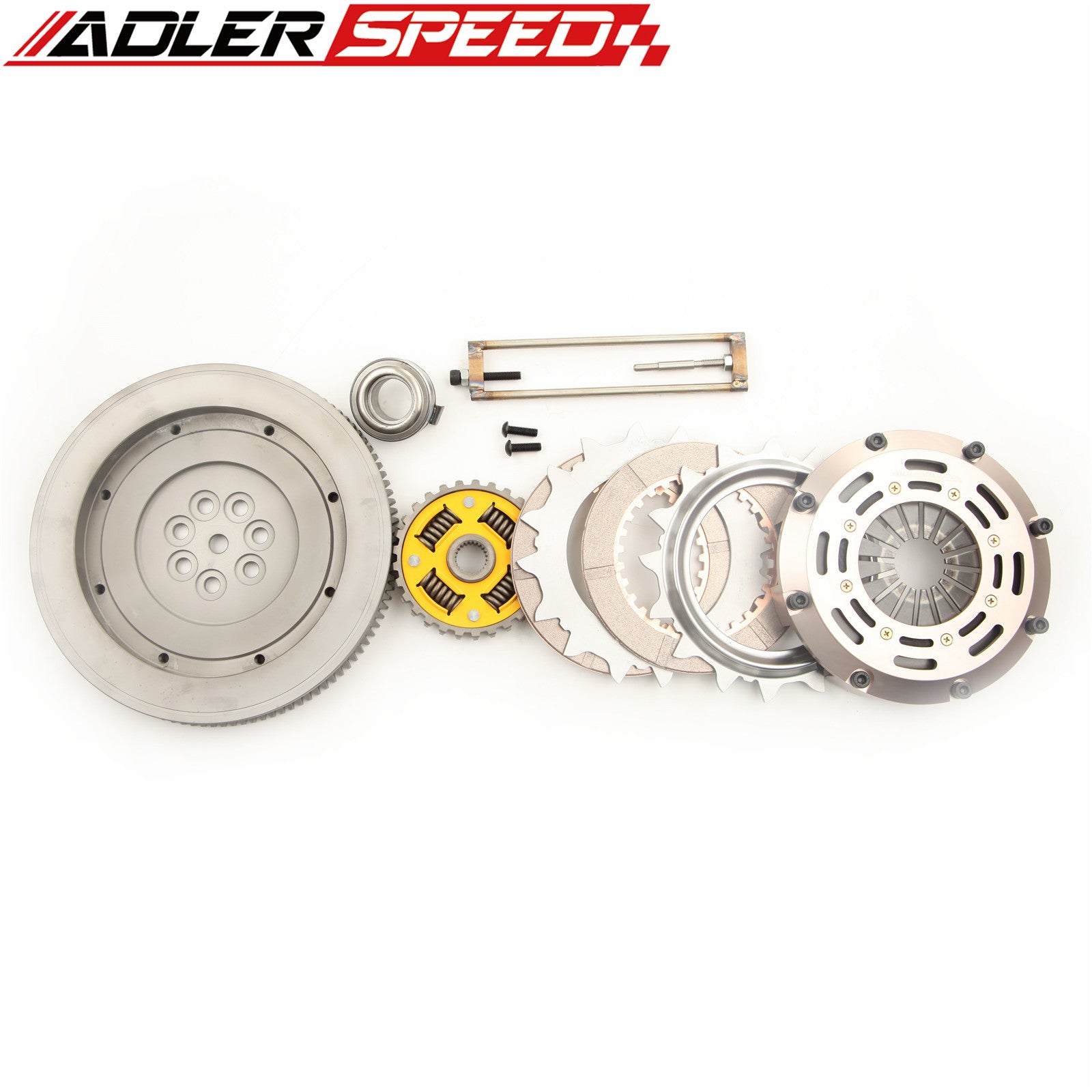 ADLERSPEED Racing & Street Clutch Twin Disc Kit Heavier WT For Lancer