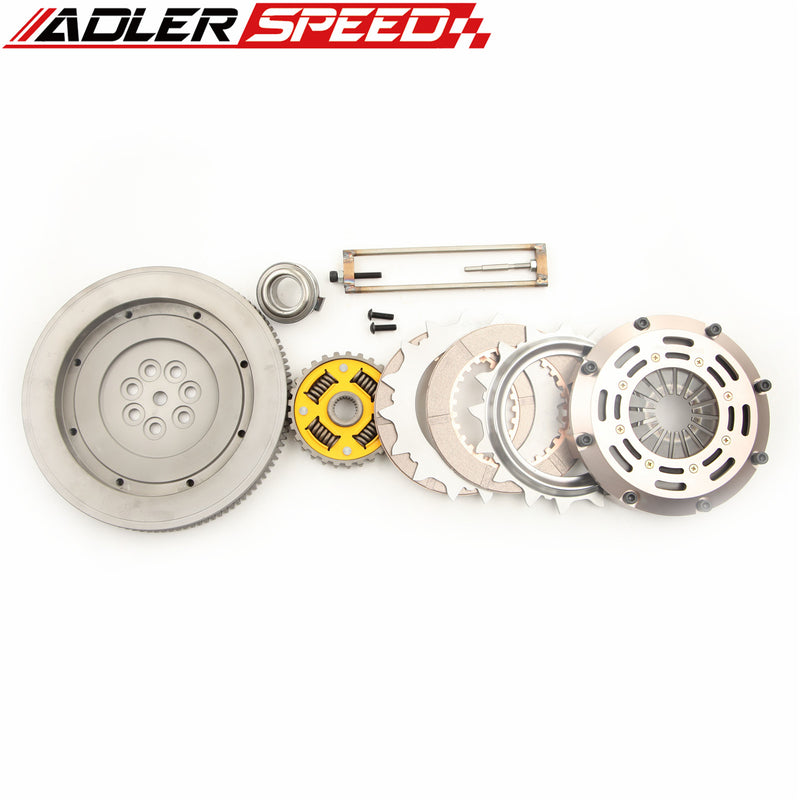 ADLERSPEED Racing & Street Clutch Twin Disc Kit Heavier WT For Lancer Evolution 4 5 6 7 8 9